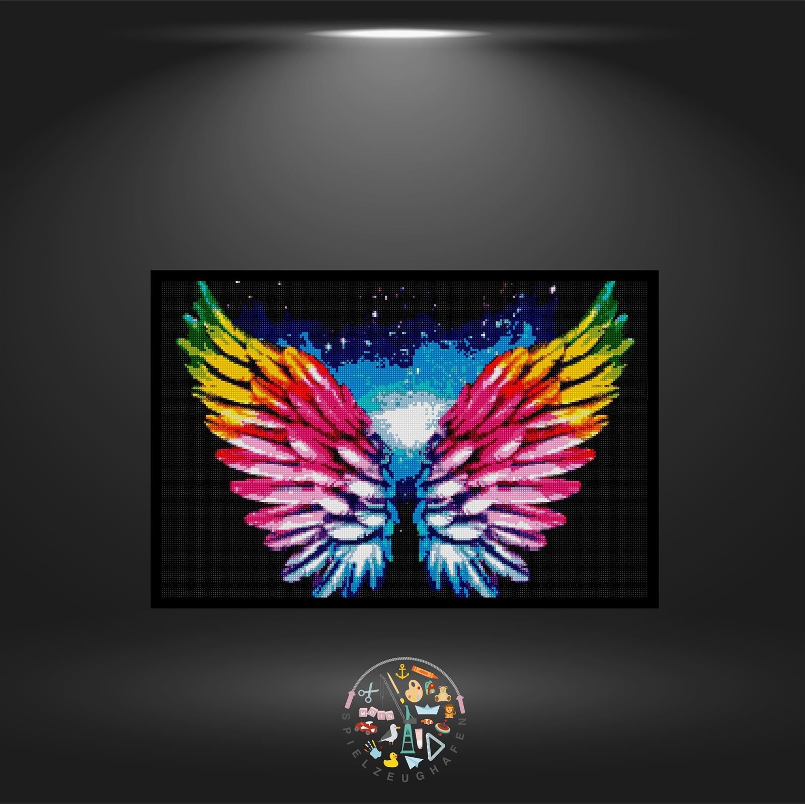 Angel Wings - Strass / Rhinestone eckig von Spielzeughafen