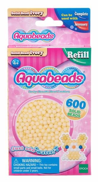 Aquabeads Elfenbeinfarbene Perlen von Spielzeughafen