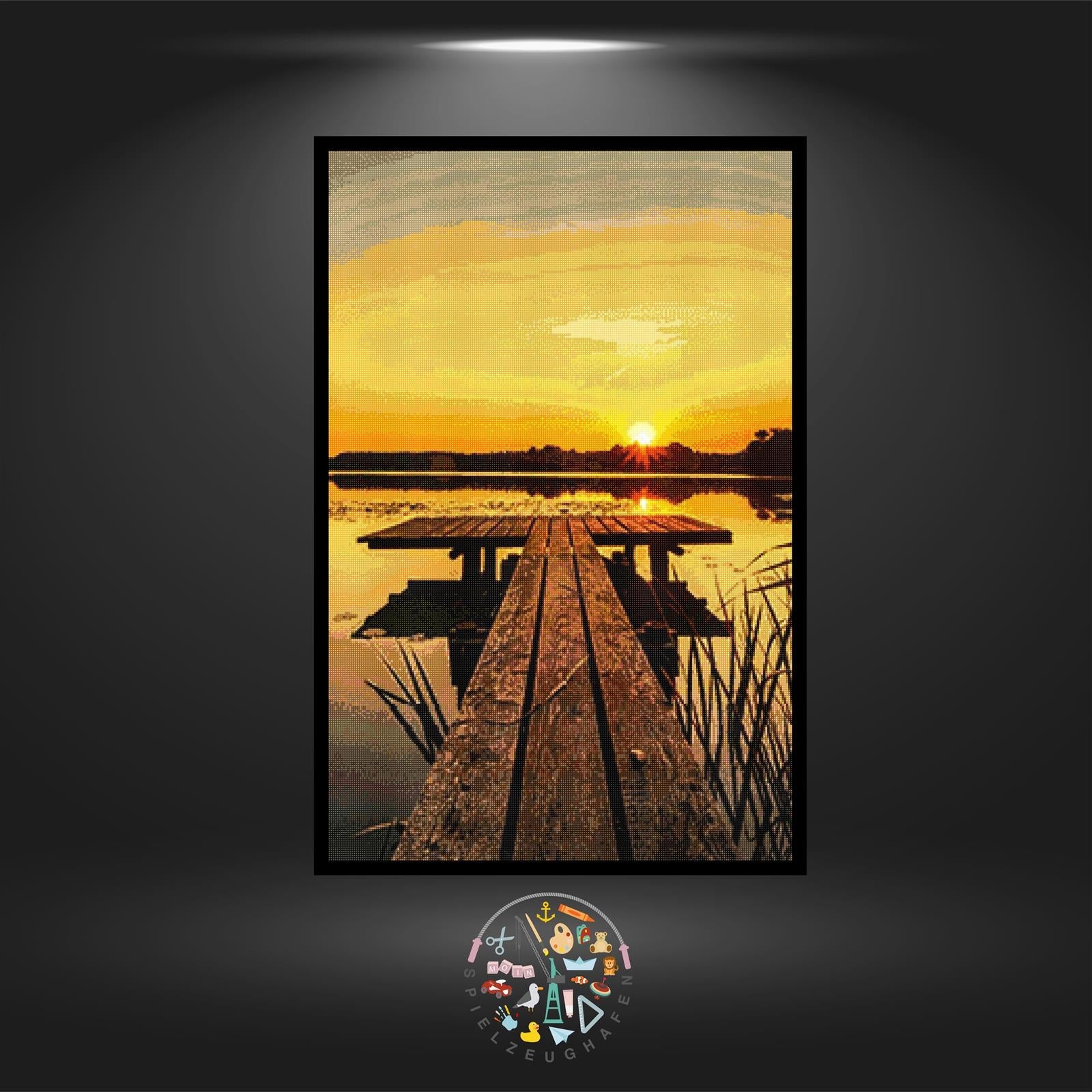 'Bootssteg' - Quadratisch (exklusiv) von Spielzeughafen