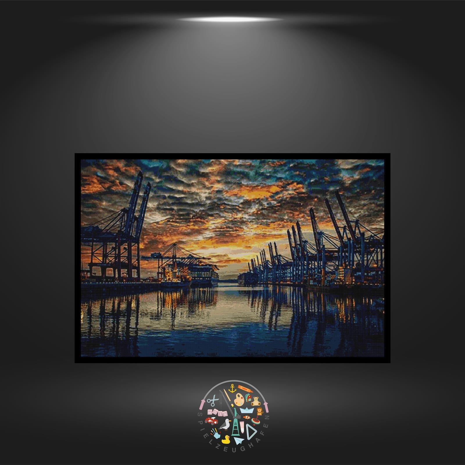 Containerkrane - Quadratisch von Spielzeughafen