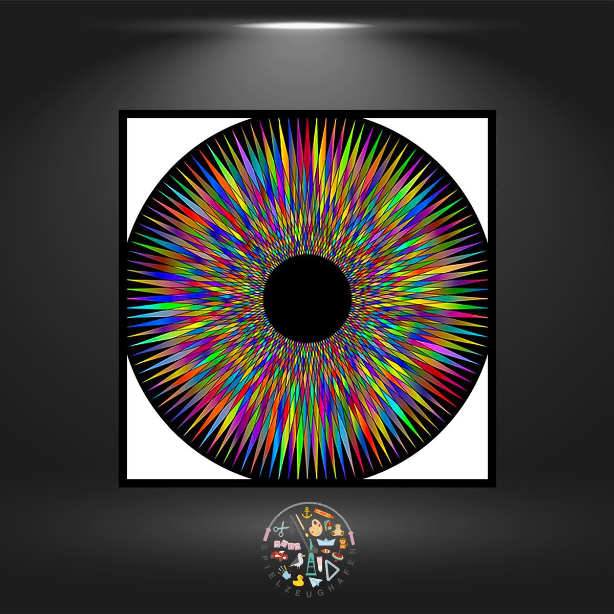 Crazy Iris - Quadratisch von Spielzeughafen