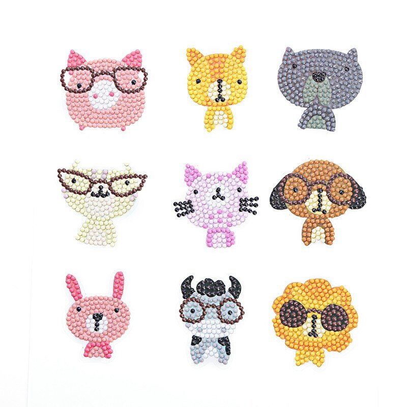 Diamond Painting Sticker Tiere von Spielzeughafen