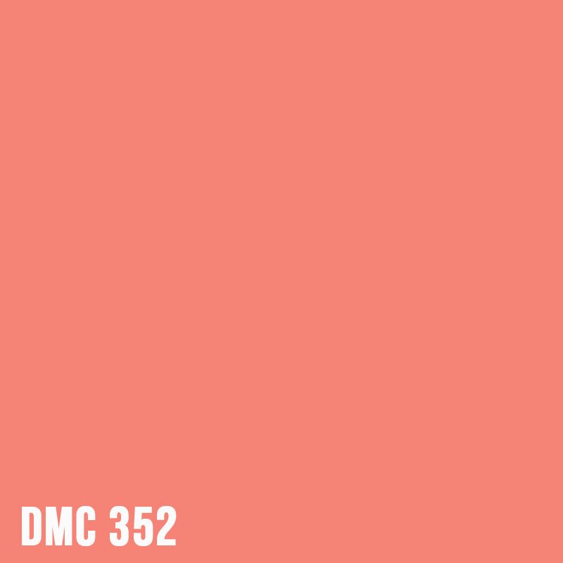 DMC 352 Coral - Light - eckig Diamond Painting Steine 2,5mm von Spielzeughafen