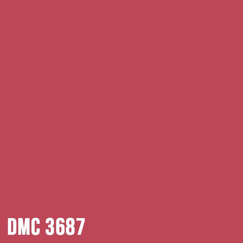 DMC 3687 Mauve - eckig Diamond Painting Steine 2,5mm von Spielzeughafen