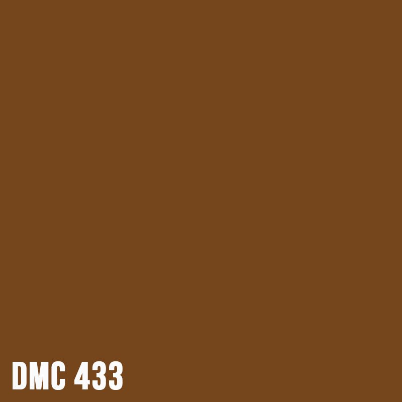 DMC 433 Brown - Medium - eckig Diamond Painting Steine 2,5mm von Spielzeughafen
