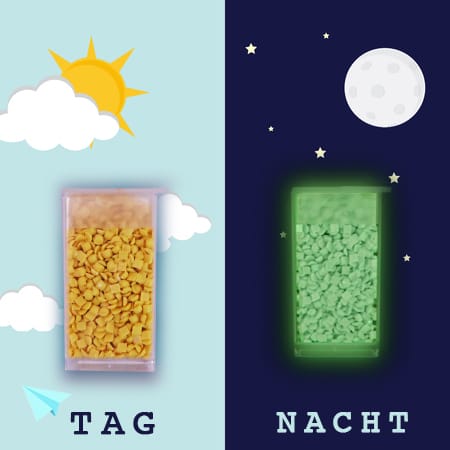 DMC 444G Lemon - Dark - Nachtleuchtend eckig Diamond Painting Steine 2,5mm von Spielzeughafen