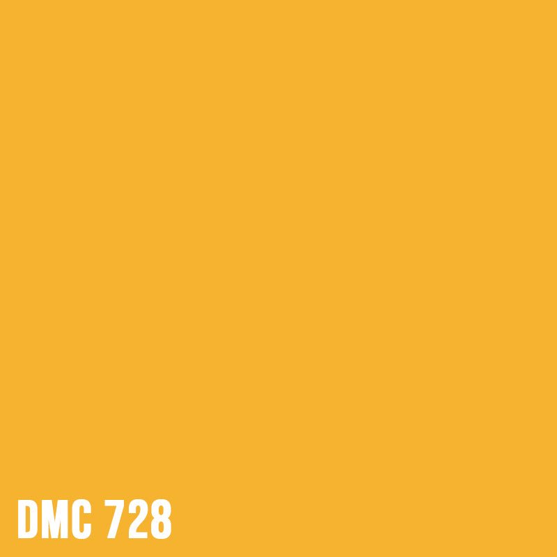 DMC 728 Golden Yellow - eckig Diamond Painting Steine 2,5mm von Spielzeughafen