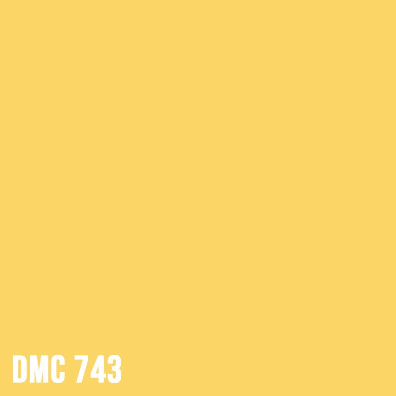 DMC 743 Yellow - Medium - eckig Diamond Painting Steine 2,5mm von Spielzeughafen