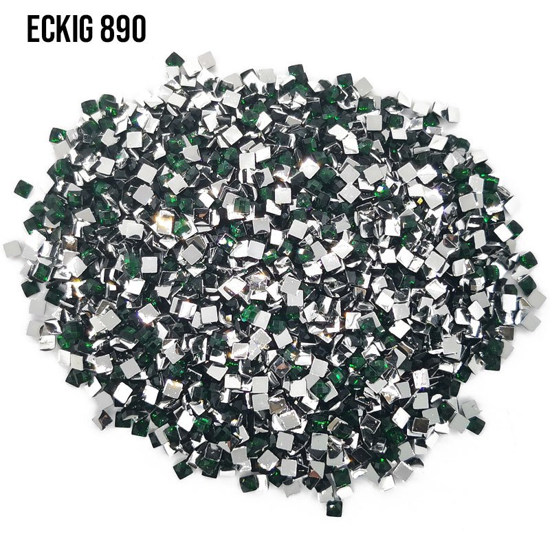 DMC 890 Pistachio Green Ultra Dark - eckig Strass Diamond Painting Steine 2,5mm von Spielzeughafen