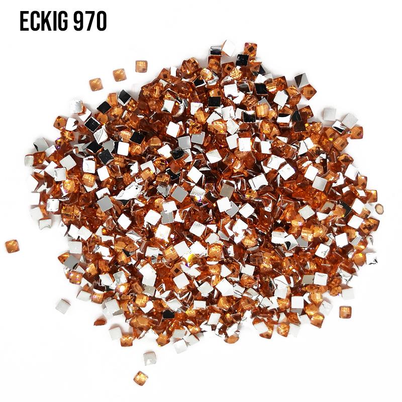 DMC 970 Pumpkin Light - eckig Strass Diamond Painting Steine 2,5mm von Spielzeughafen