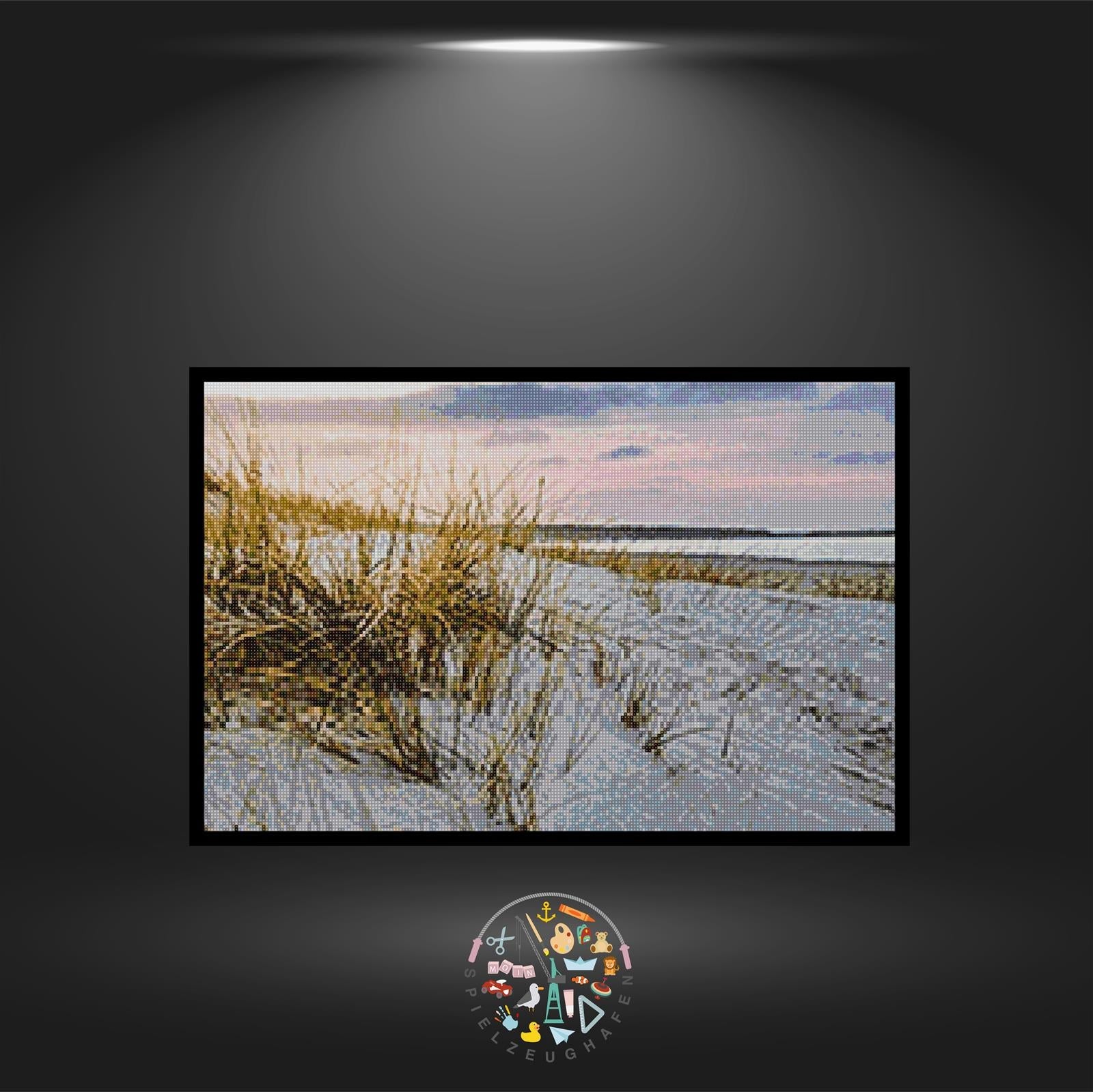 Dune in the morning - Quadratisch von Spielzeughafen