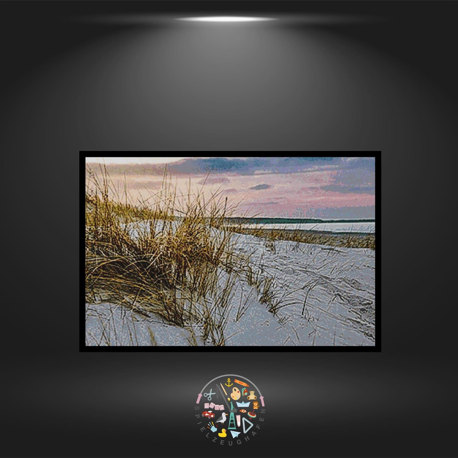 Dune in the morning - Quadratisch von Spielzeughafen