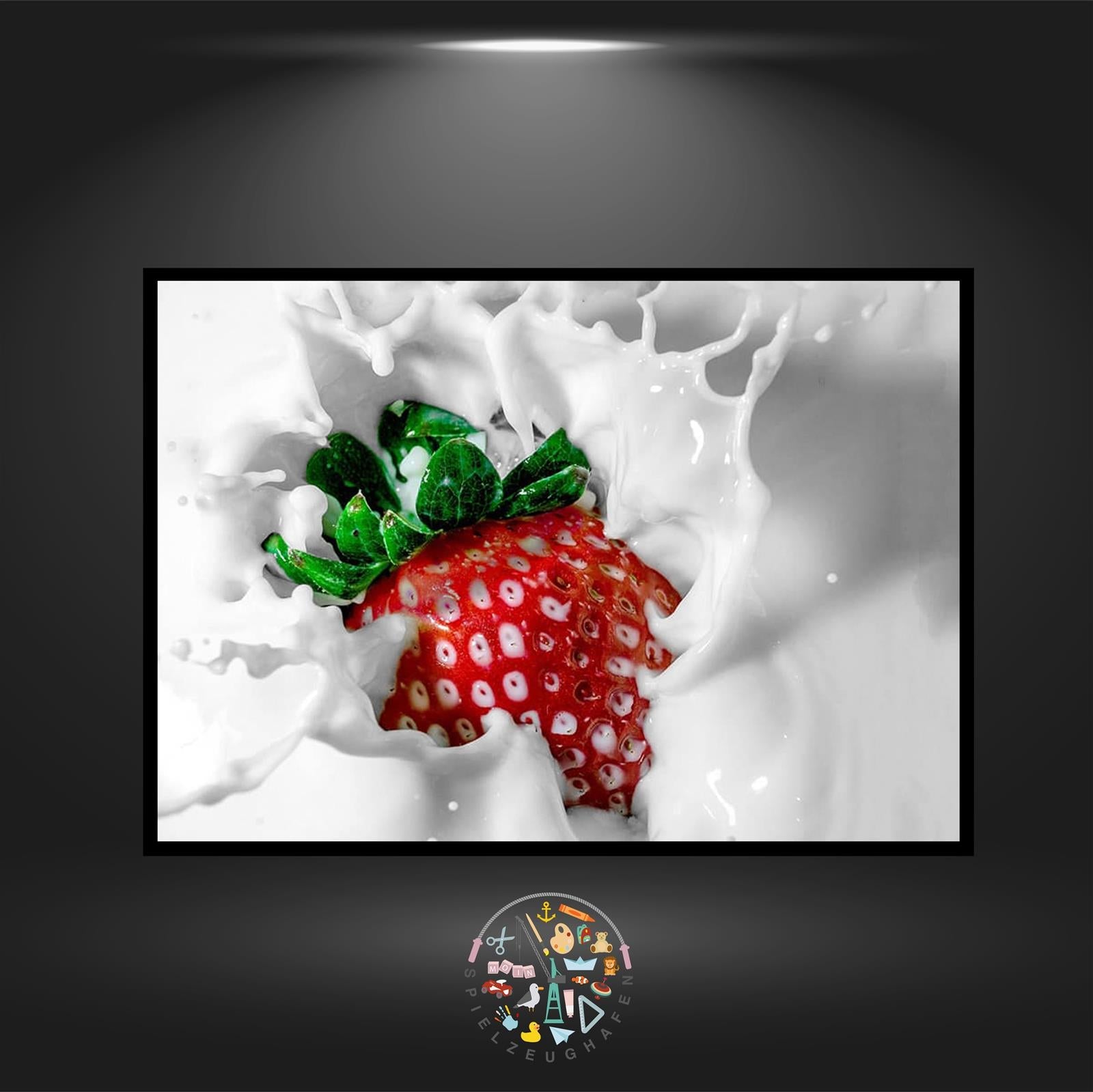 Erdbeermilch - Quadratisch von Spielzeughafen