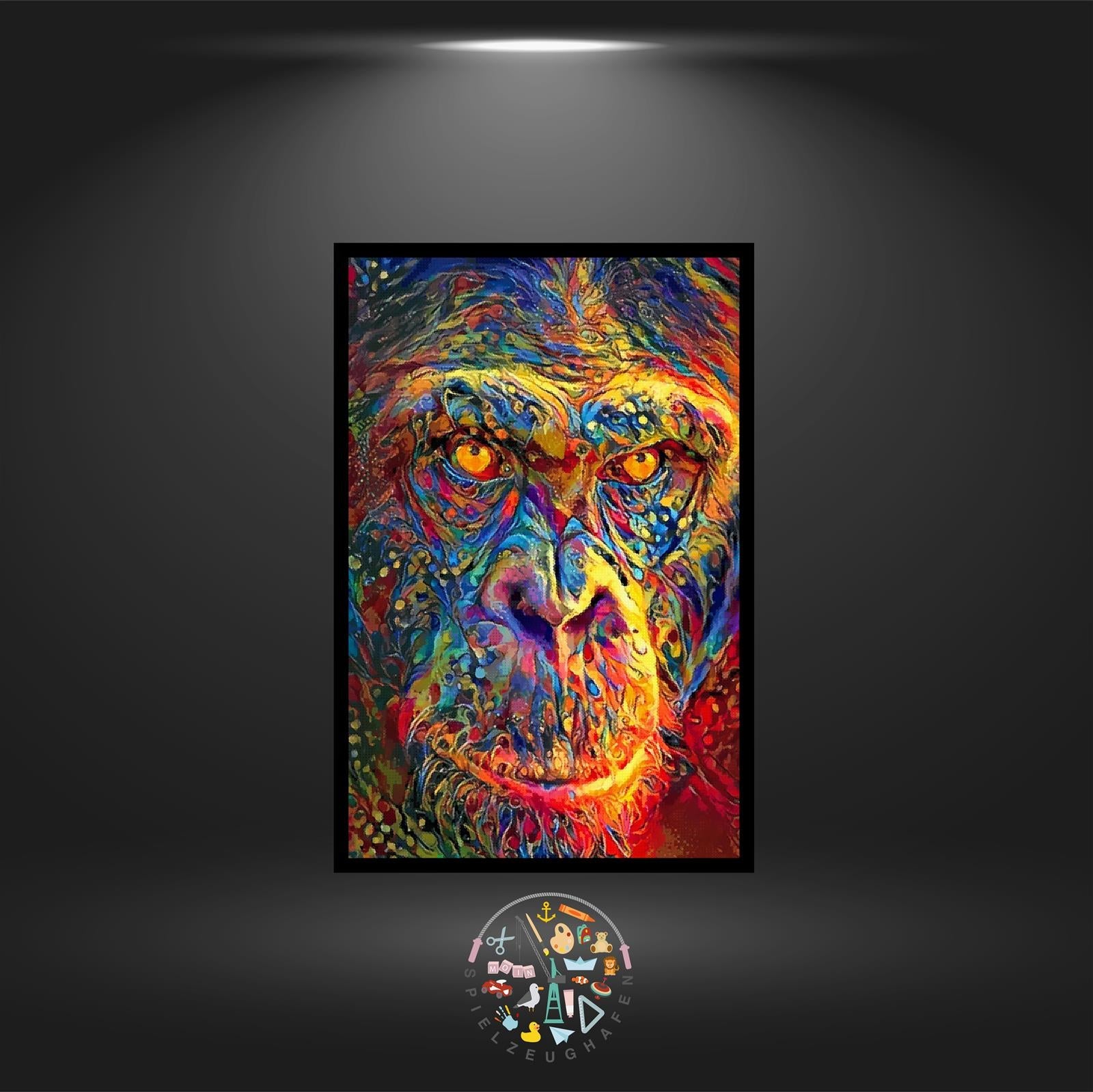 Gorilla Gori - Bügelperlen von Spielzeughafen