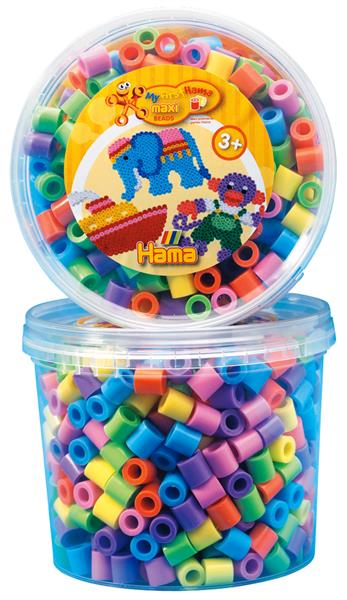 Hama 600 MAXI Bügelperlen - Pastell - Mischung von Spielzeughafen