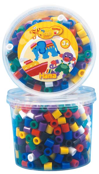 Hama 600 MAXI Bügelperlen - Vollton - Mischung von Spielzeughafen