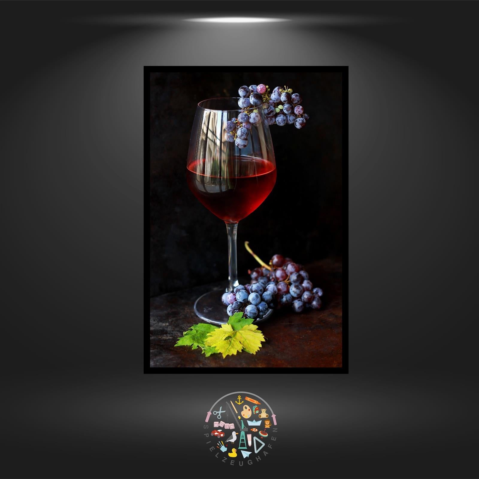 In vino veritas - Quadratisch von Spielzeughafen