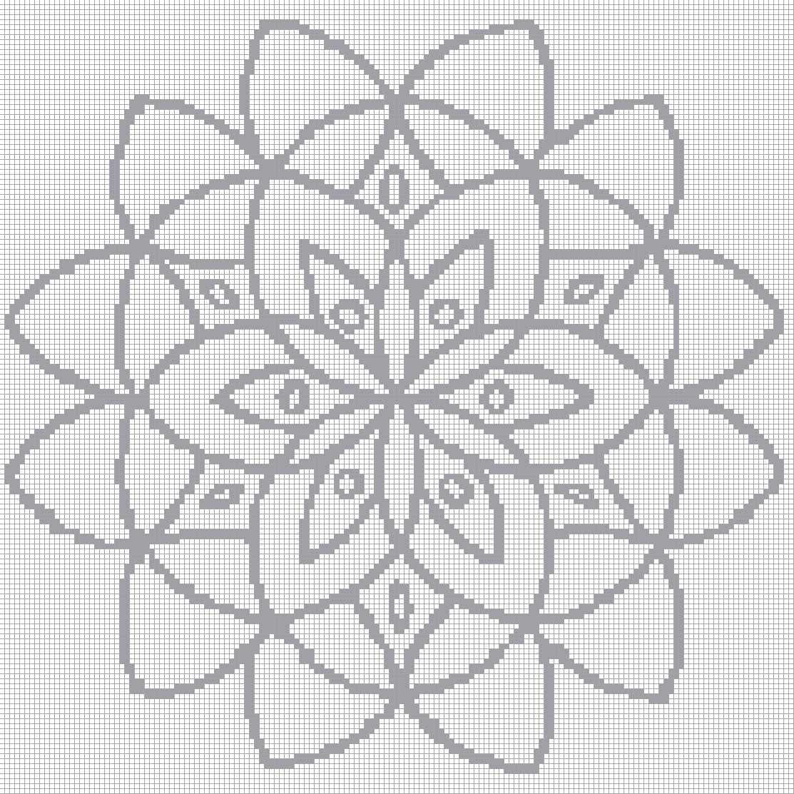 Mandala 10 - Quadratisch (OHNE STEINE) von Spielzeughafen