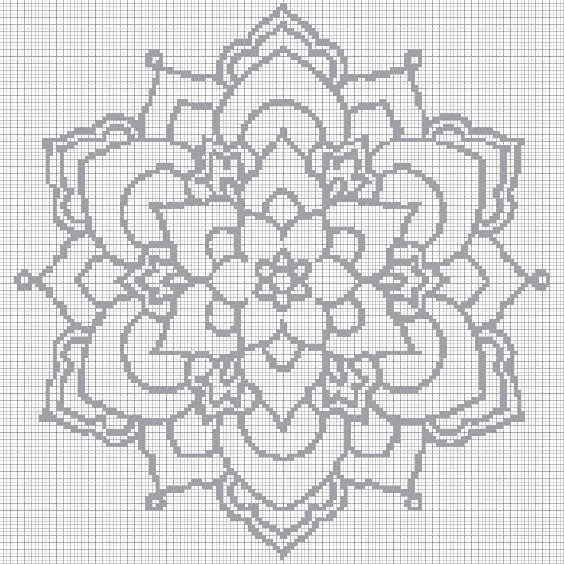 Mandala 19 - Quadratisch (OHNE STEINE) von Spielzeughafen