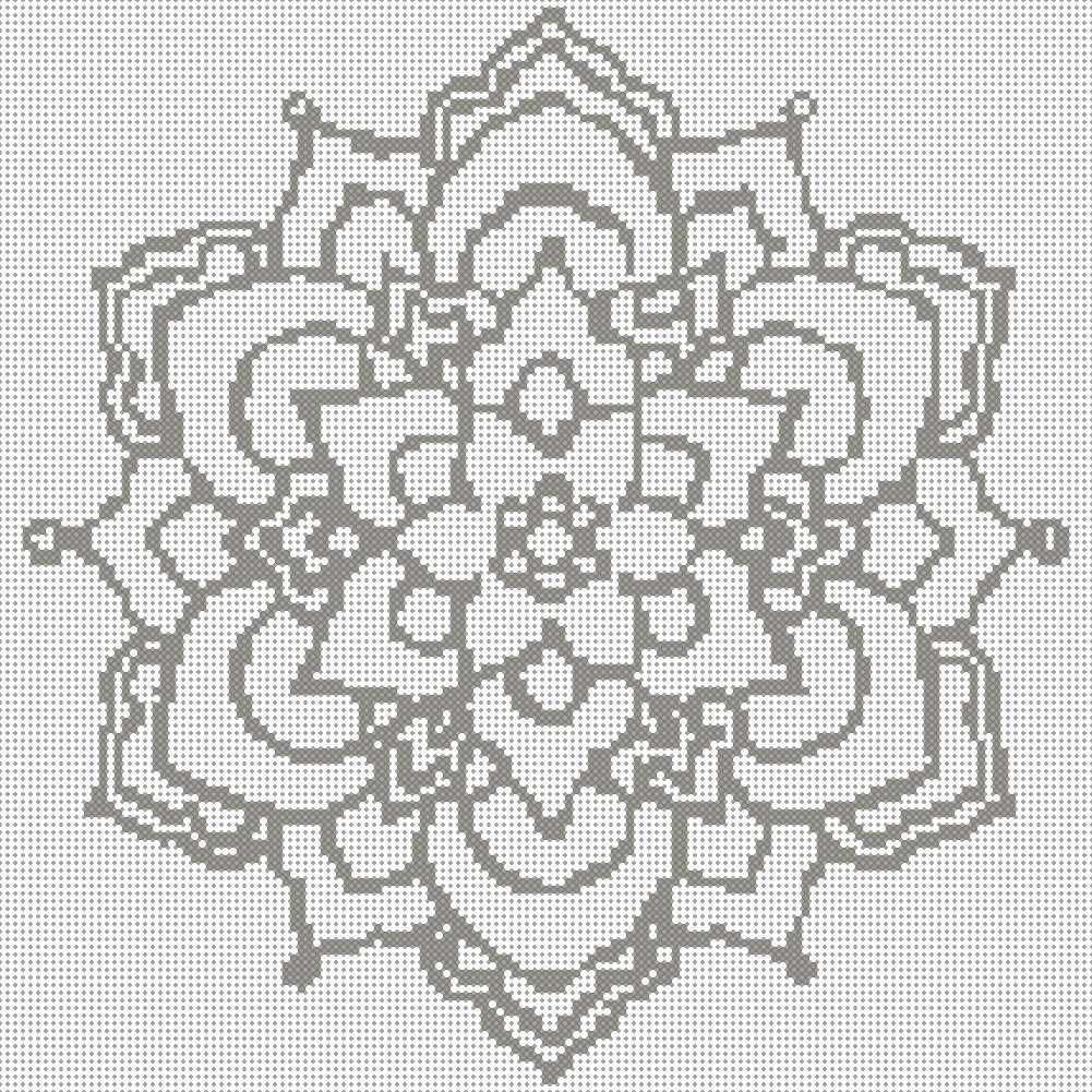 Mandala 19 - Strass (OHNE STEINE) von Spielzeughafen