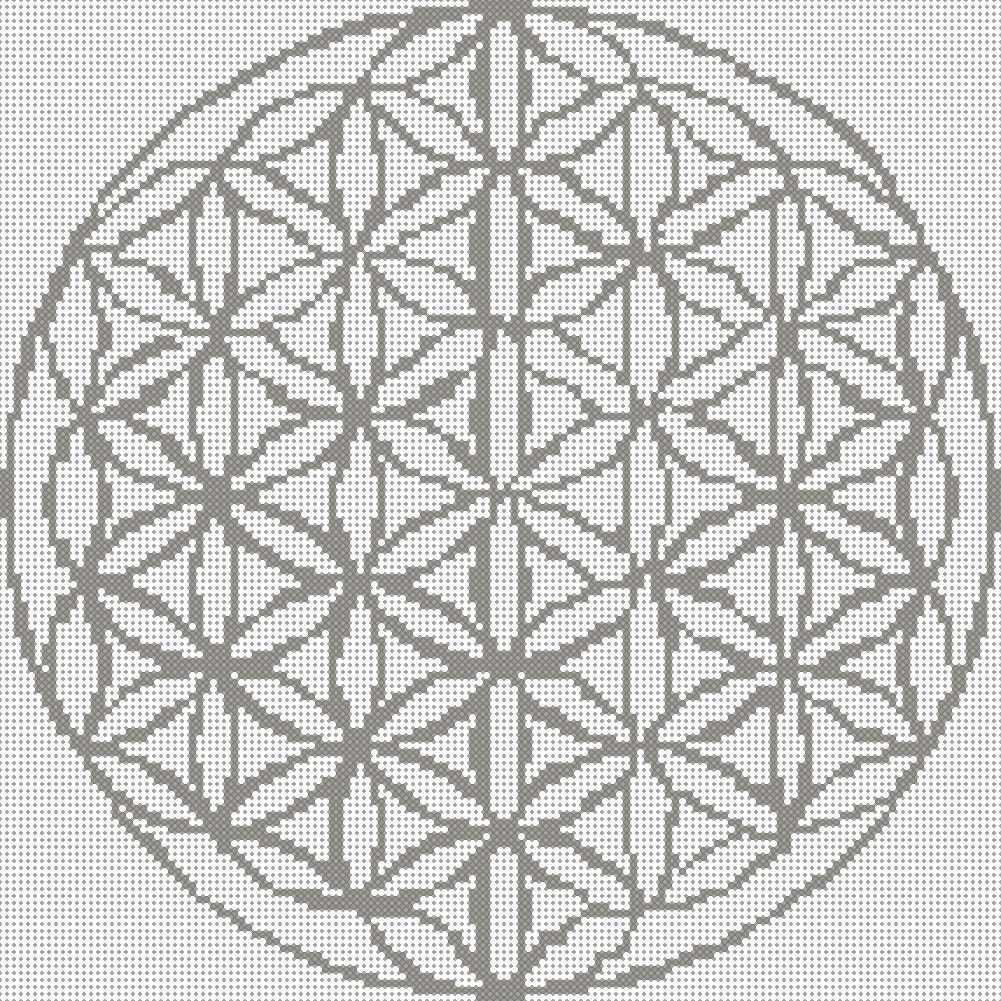 Mandala 9 - Strass (OHNE STEINE) von Spielzeughafen