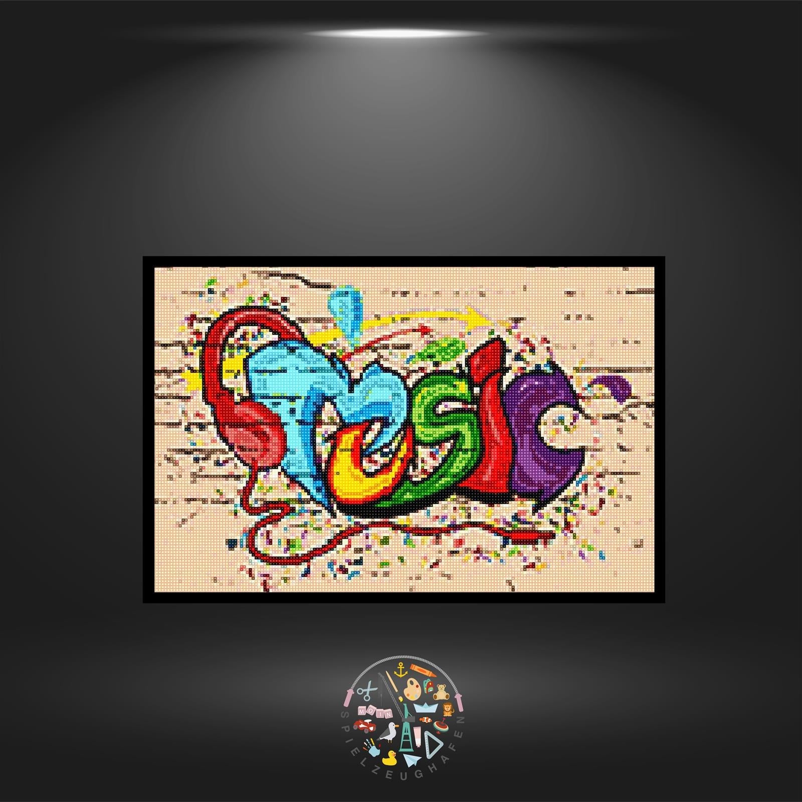 'Musikgraffiti' - Quadratisch von Spielzeughafen