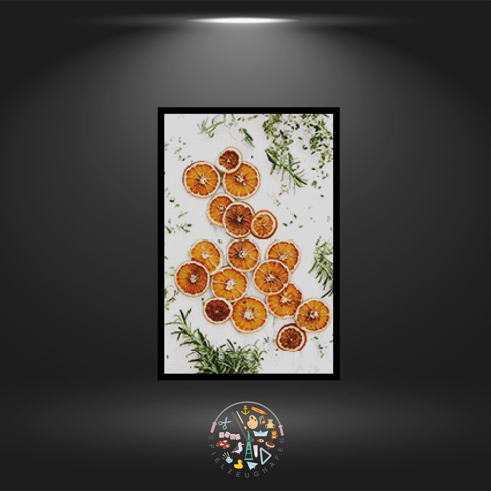 Orange dreams - Quadratisch von Spielzeughafen