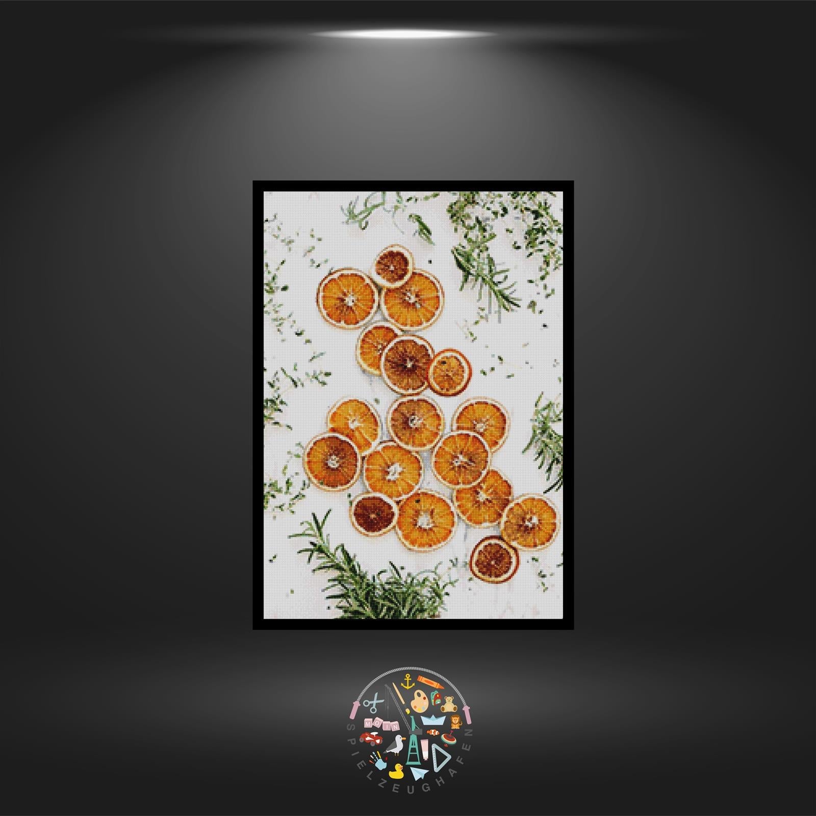 Orange dreams - Quadratisch von Spielzeughafen