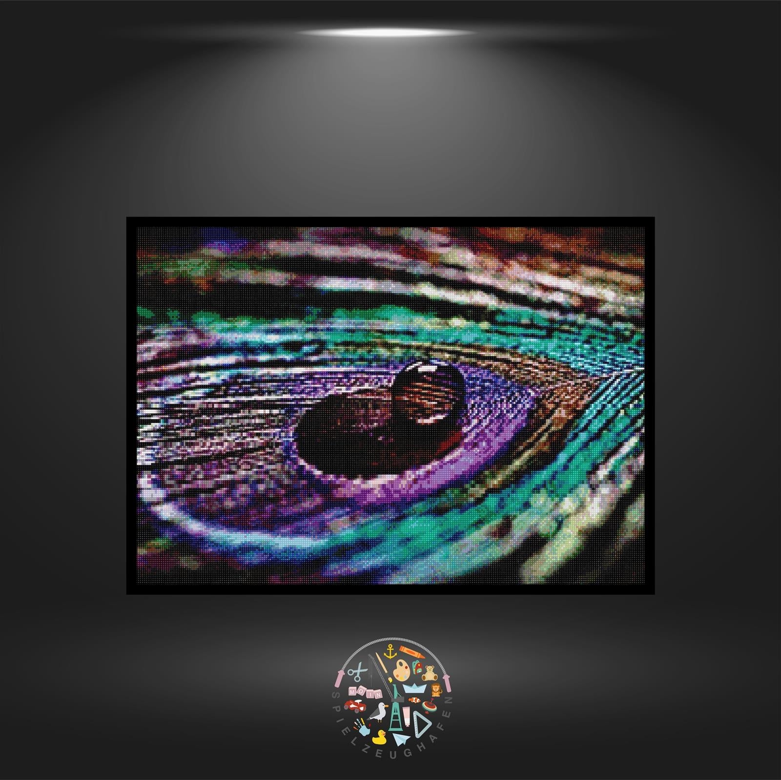 'Peacock Feather' - Quadratisch von Spielzeughafen