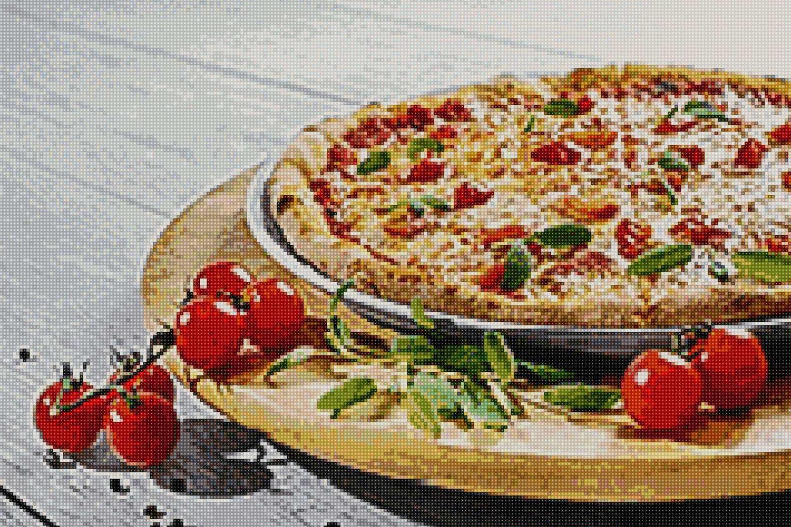 Pizza Margaritha - Quadratisch von Spielzeughafen