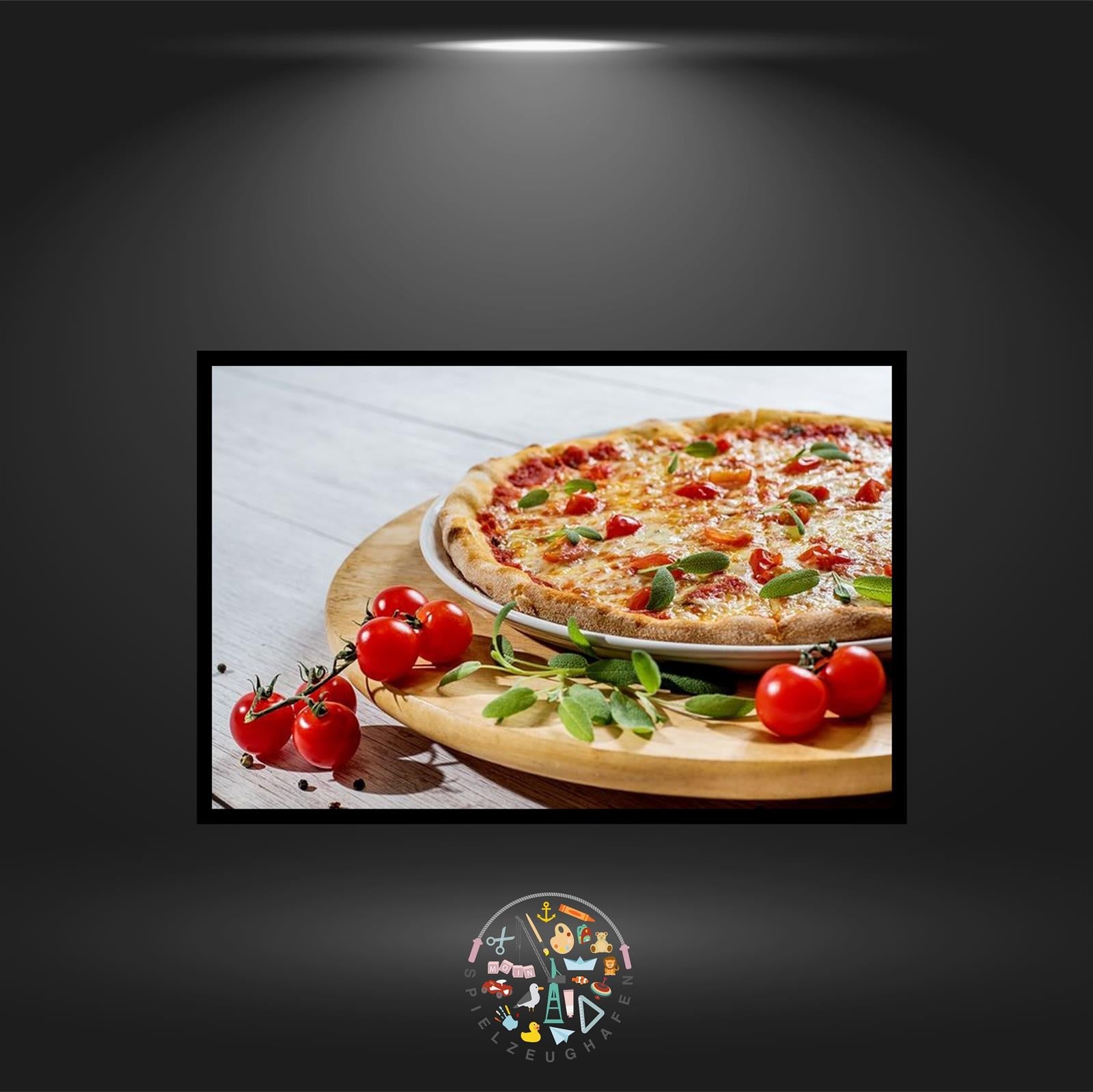 Pizza Margaritha - Quadratisch von Spielzeughafen