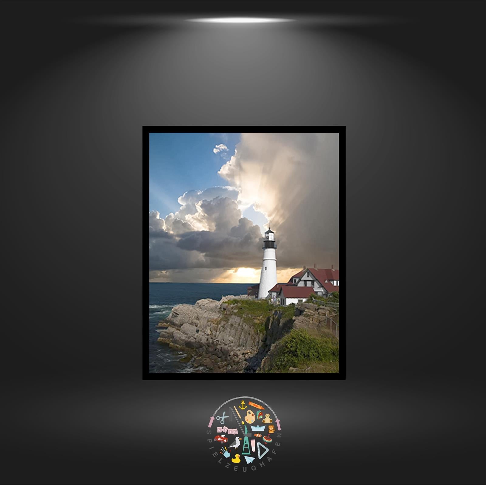 'Portland headlight' - Quadratisch von Spielzeughafen