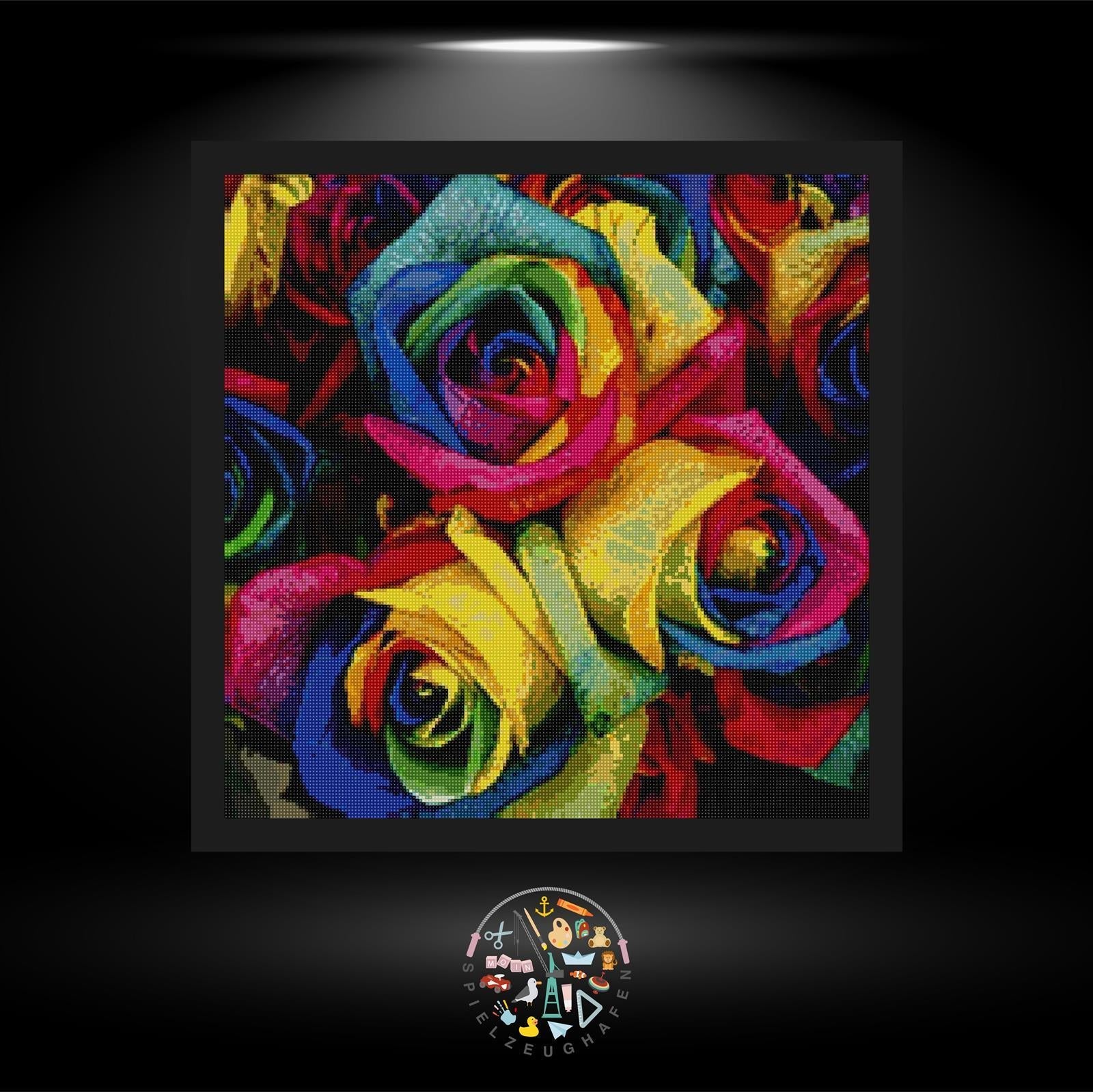 Regenbogenblumen - Strass / Rhinestone von Spielzeughafen