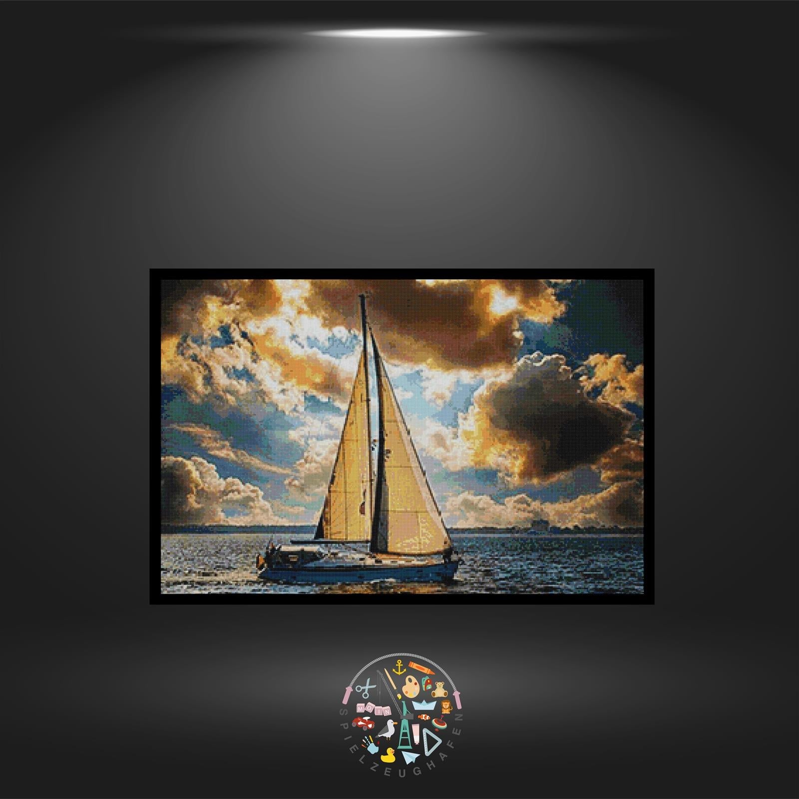 Sailboat - Quadratisch von Spielzeughafen