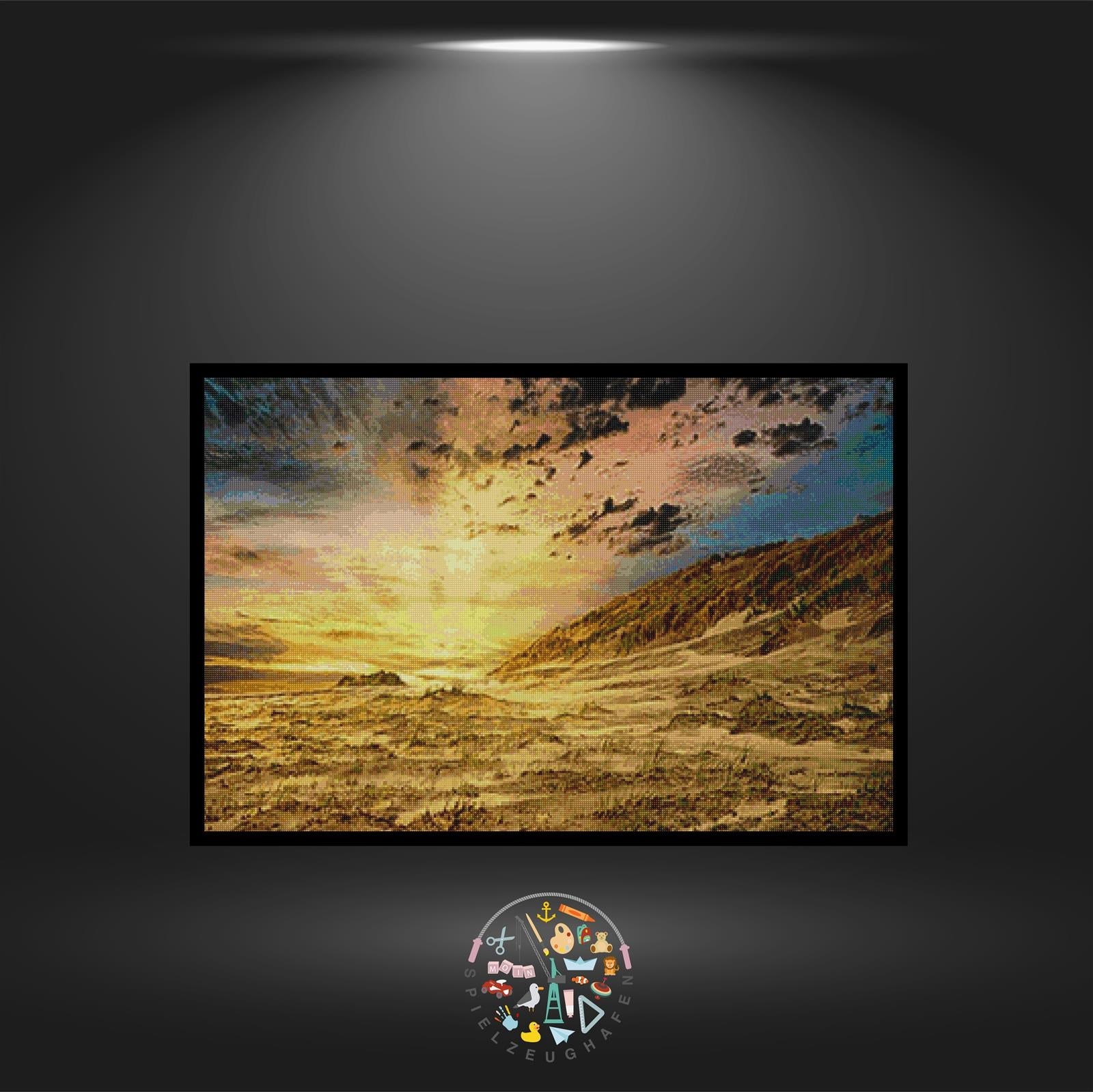 Sand sunrise - Quadratisch von Spielzeughafen