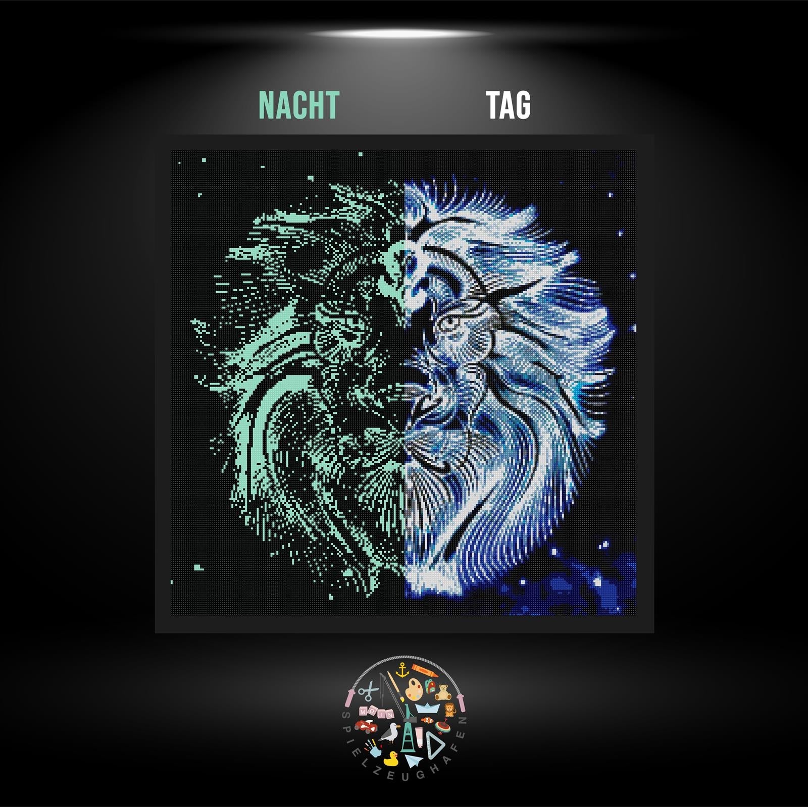 Sternzeichen Nachtleuchtend Löwe von Spielzeughafen