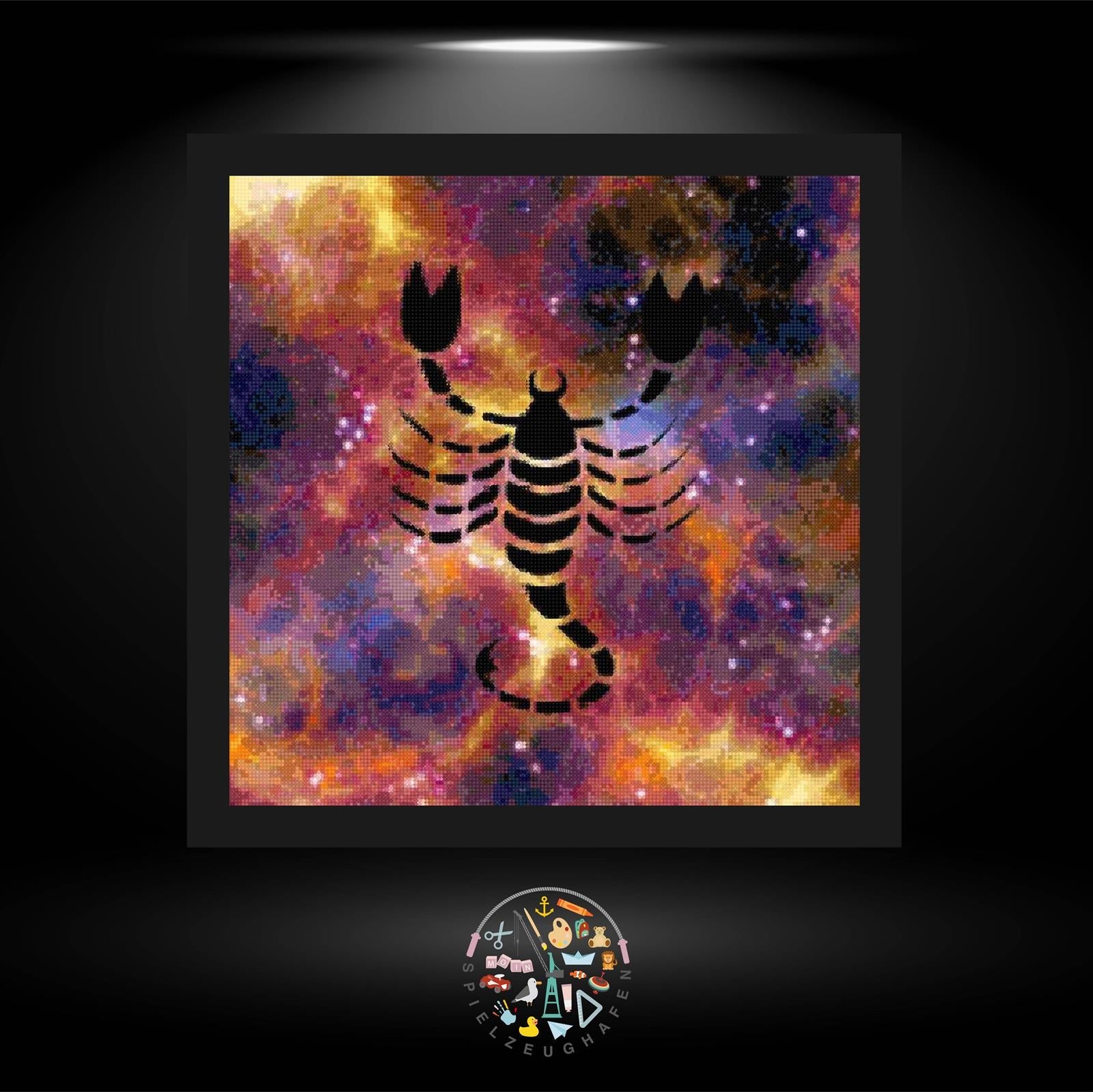 Sternzeichen Skorpion Rot - Strass / Rhinestone von Spielzeughafen