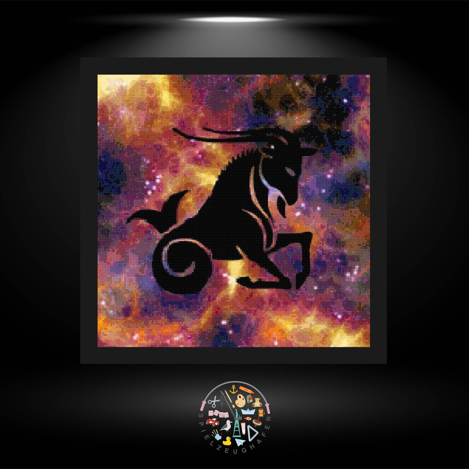 Sternzeichen Steinbock Rot - Strass / Rhinestone von Spielzeughafen