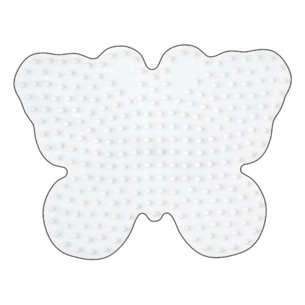 Stiftplatte für Midi Bügelperlen, Schmetterling von Spielzeughafen