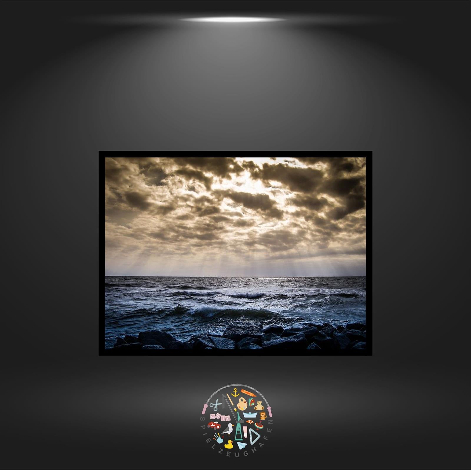 Stormy Sea - Quadratisch von Spielzeughafen