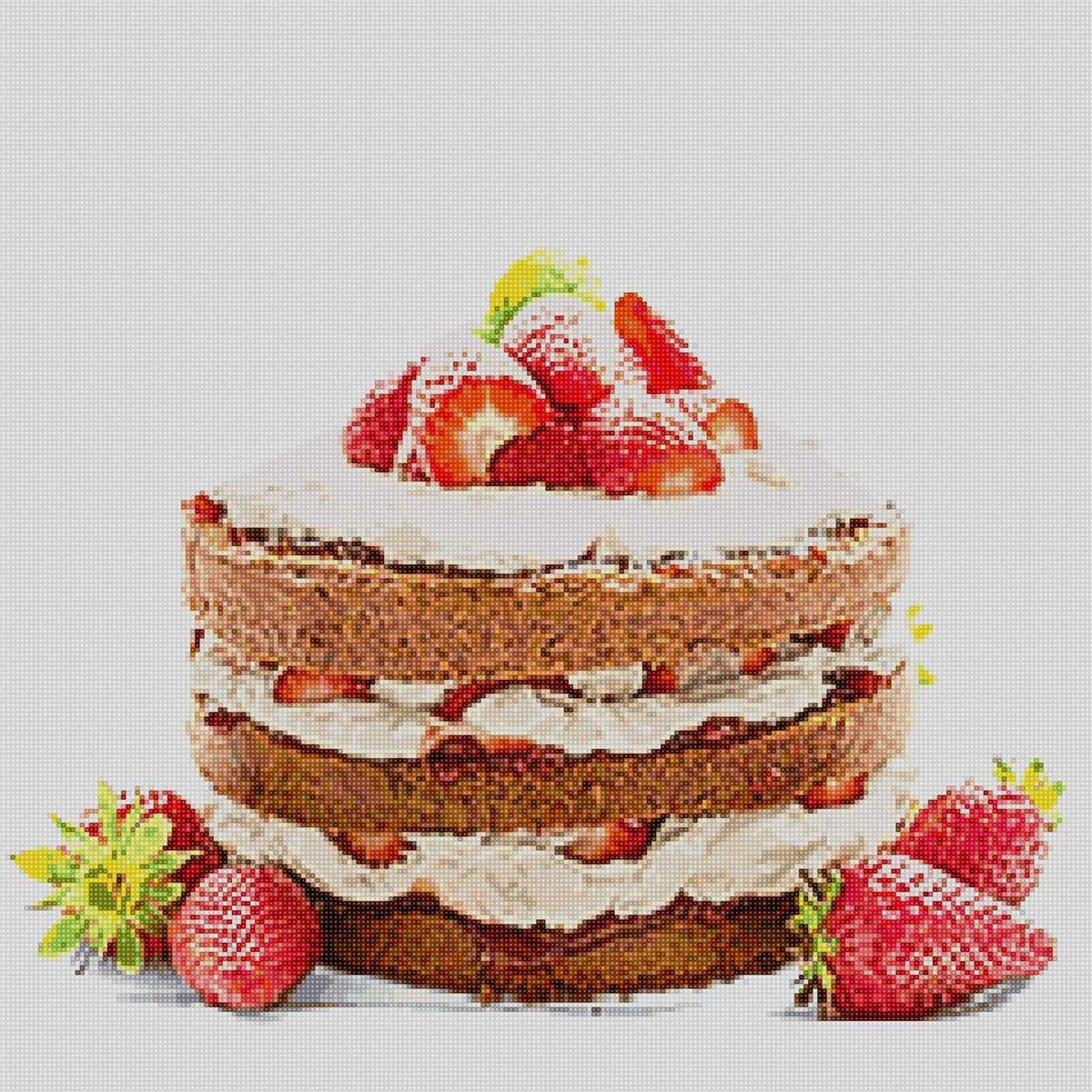 Strawberry layer - Quadratisch von Spielzeughafen