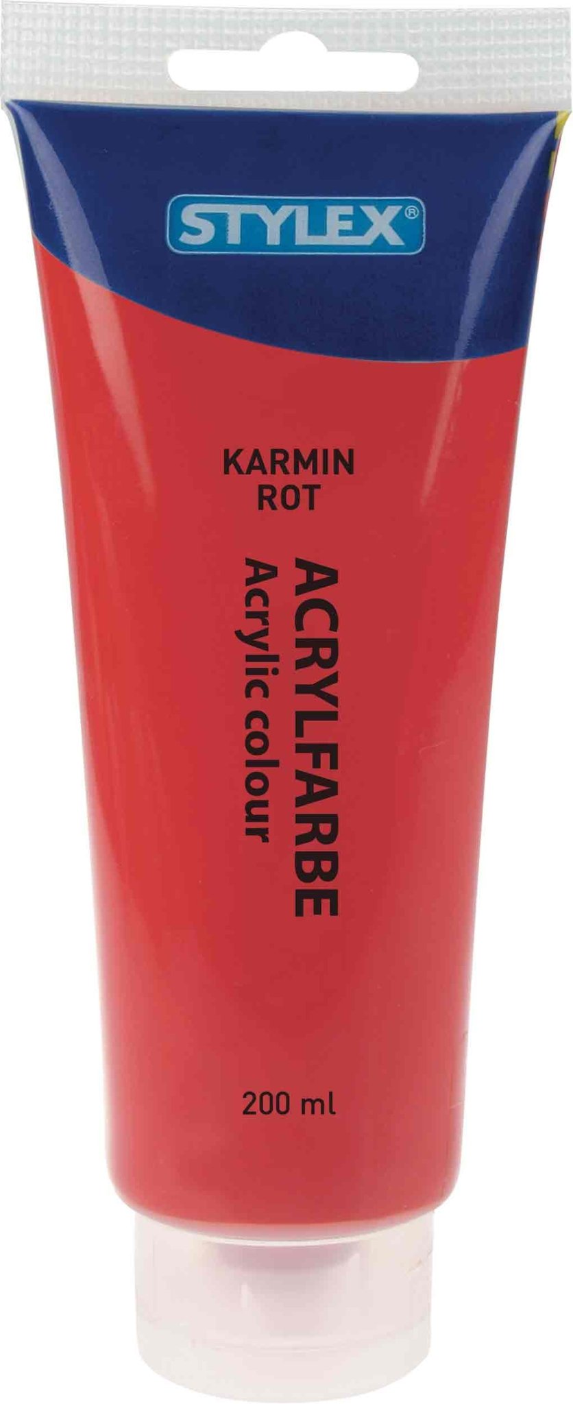 STYLEX Acrylfarbe 200 ml, Karminrot von Spielzeughafen