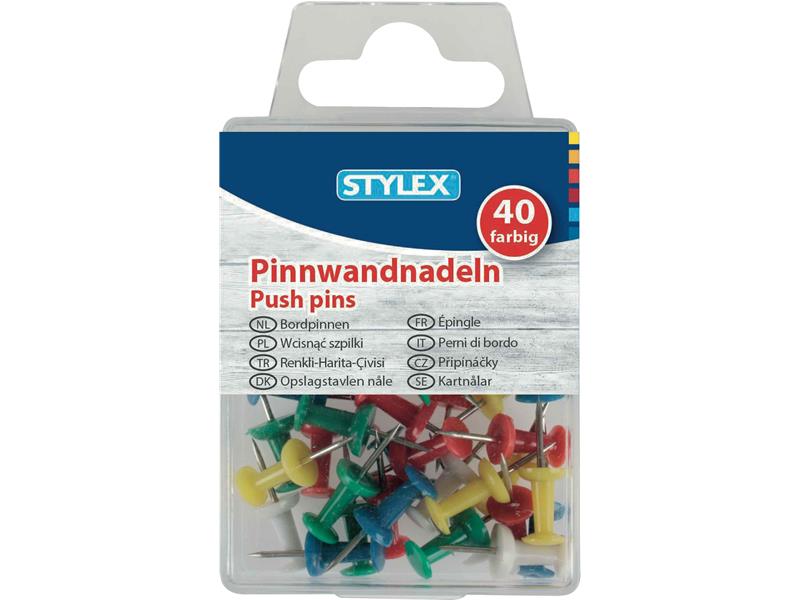 STYLEX Pinnwandnadeln, 40er Schachtel von Spielzeughafen