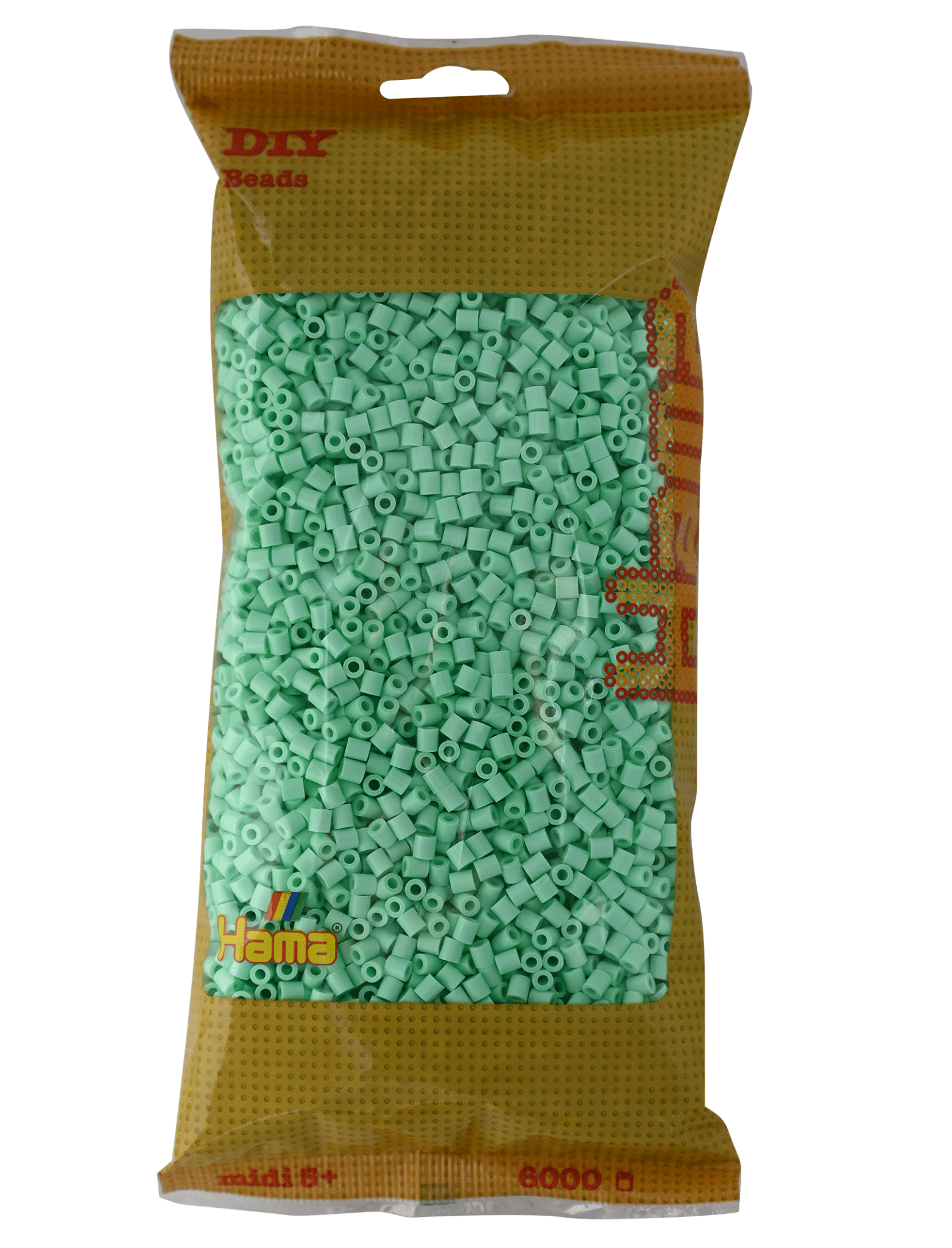 6000 Hama Midi Bügelperlen - Pastell - Mint von Spielzeughafen