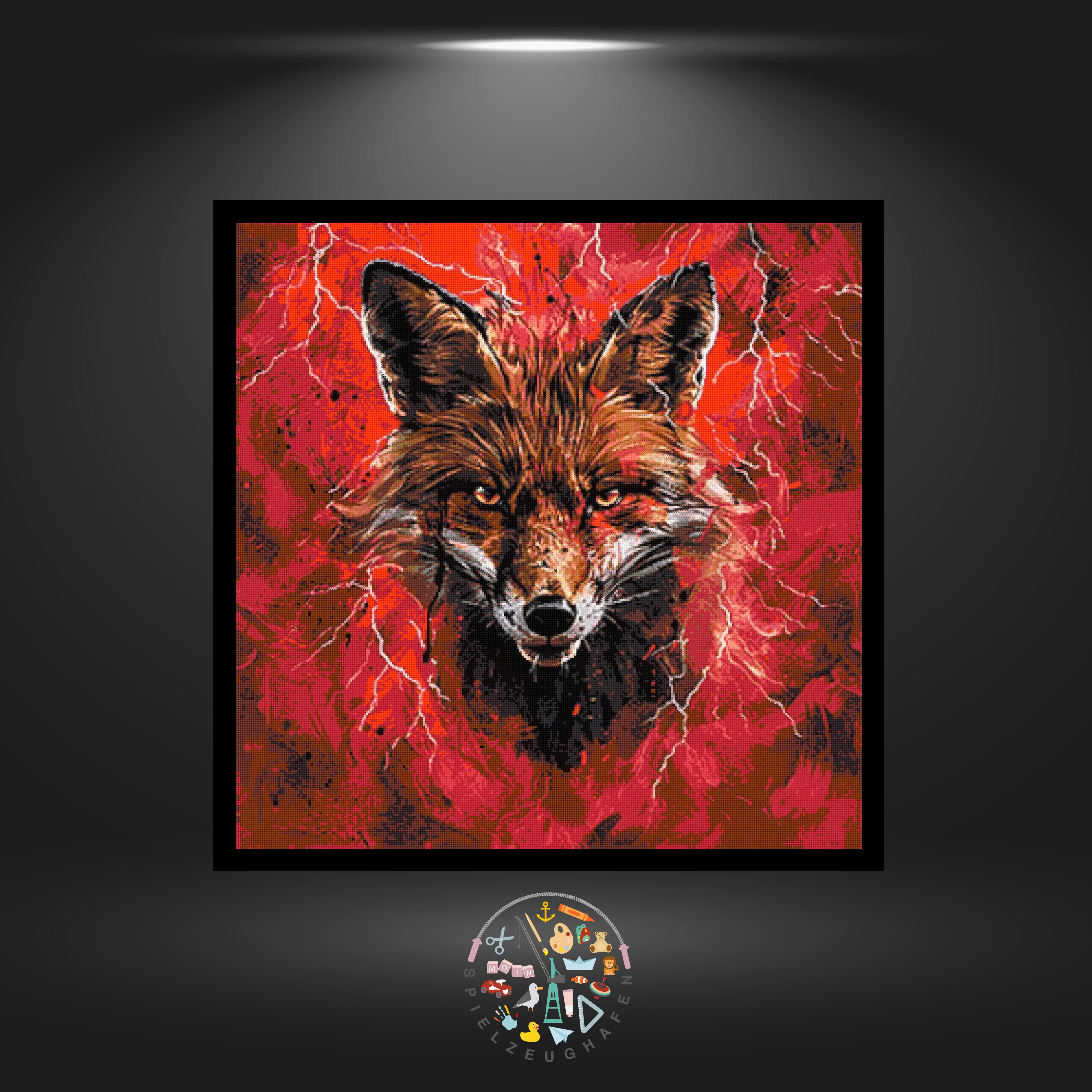 Mystic Fox - Strass rund