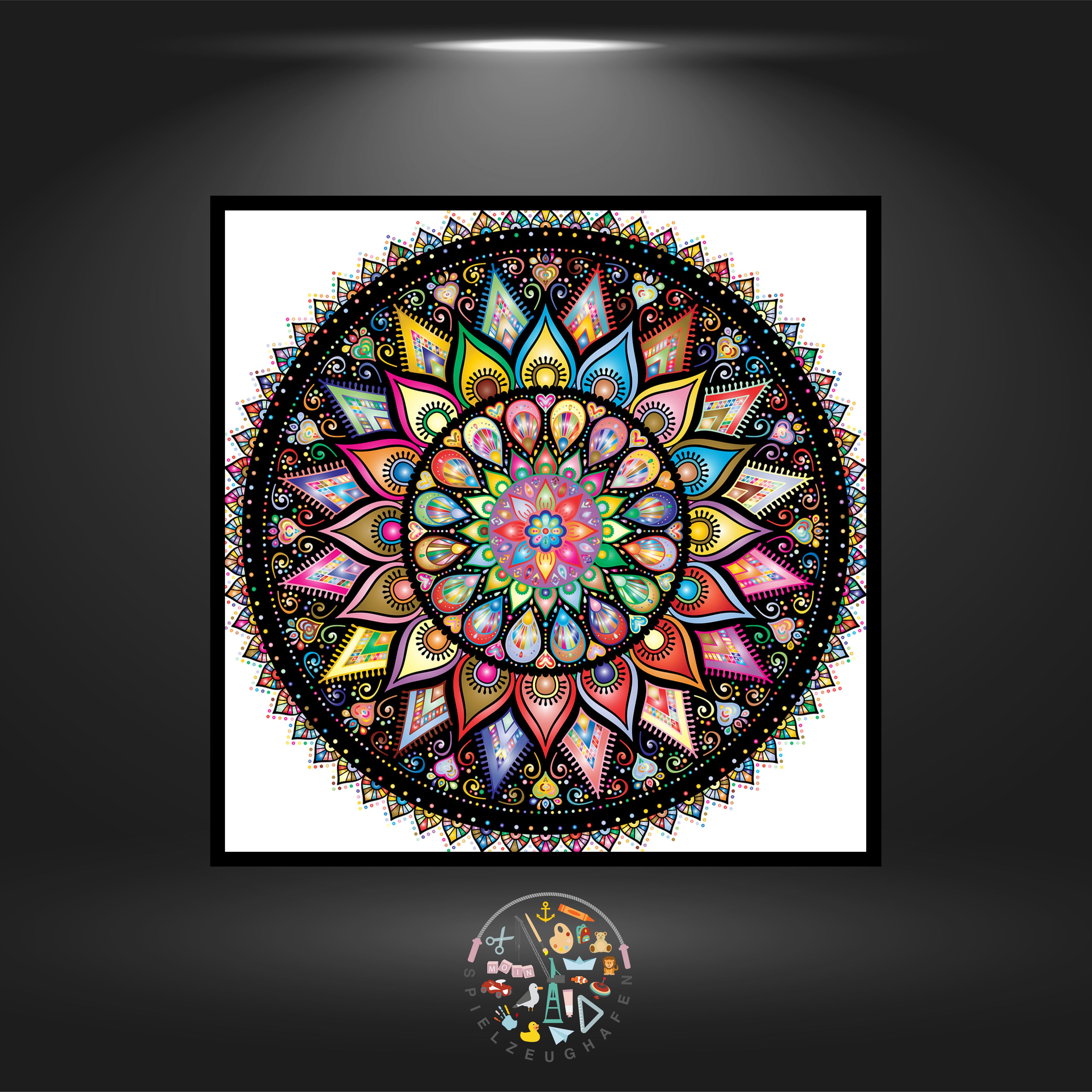 Mandala Big Flower - Strass