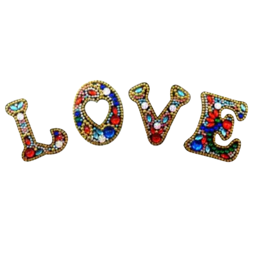 Diamond Painting Buchstaben 'Love' (17)