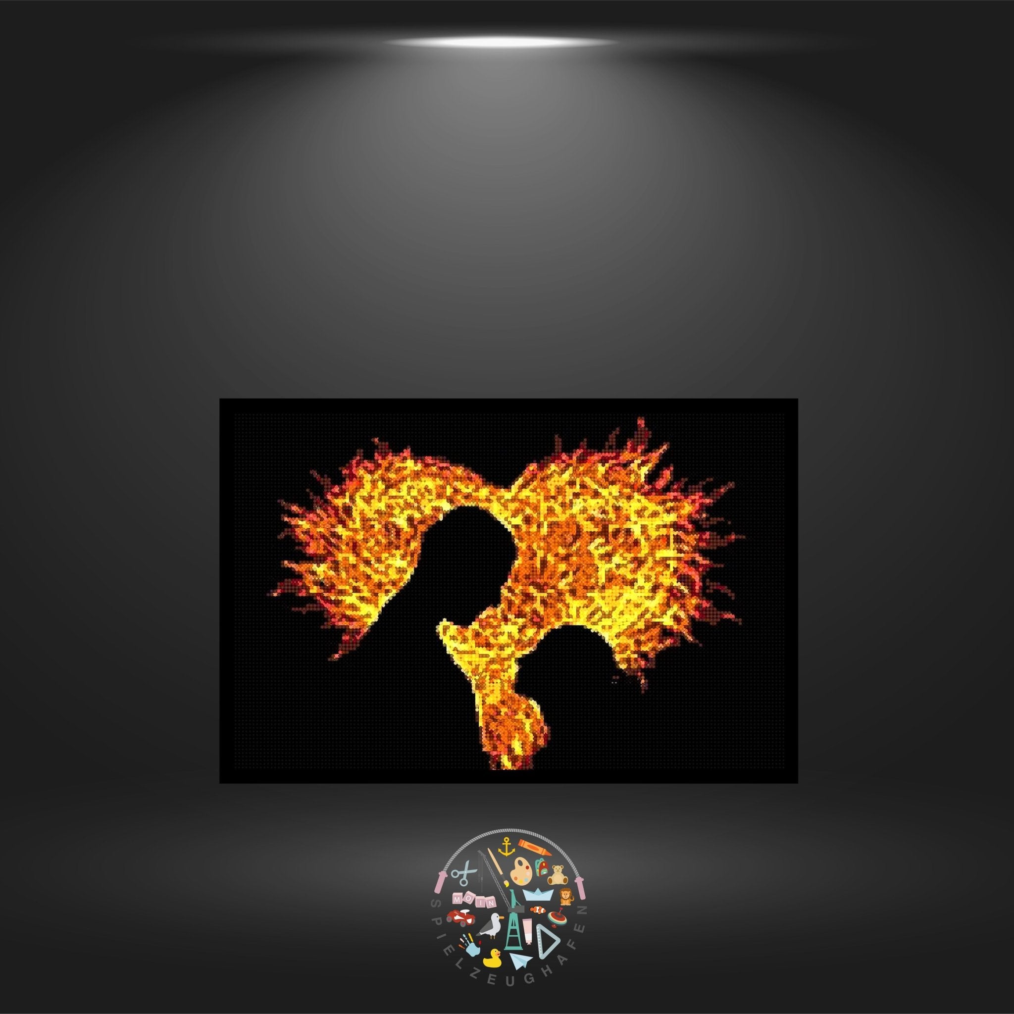 'Burning Couple' - Strass von Spielzeughafen