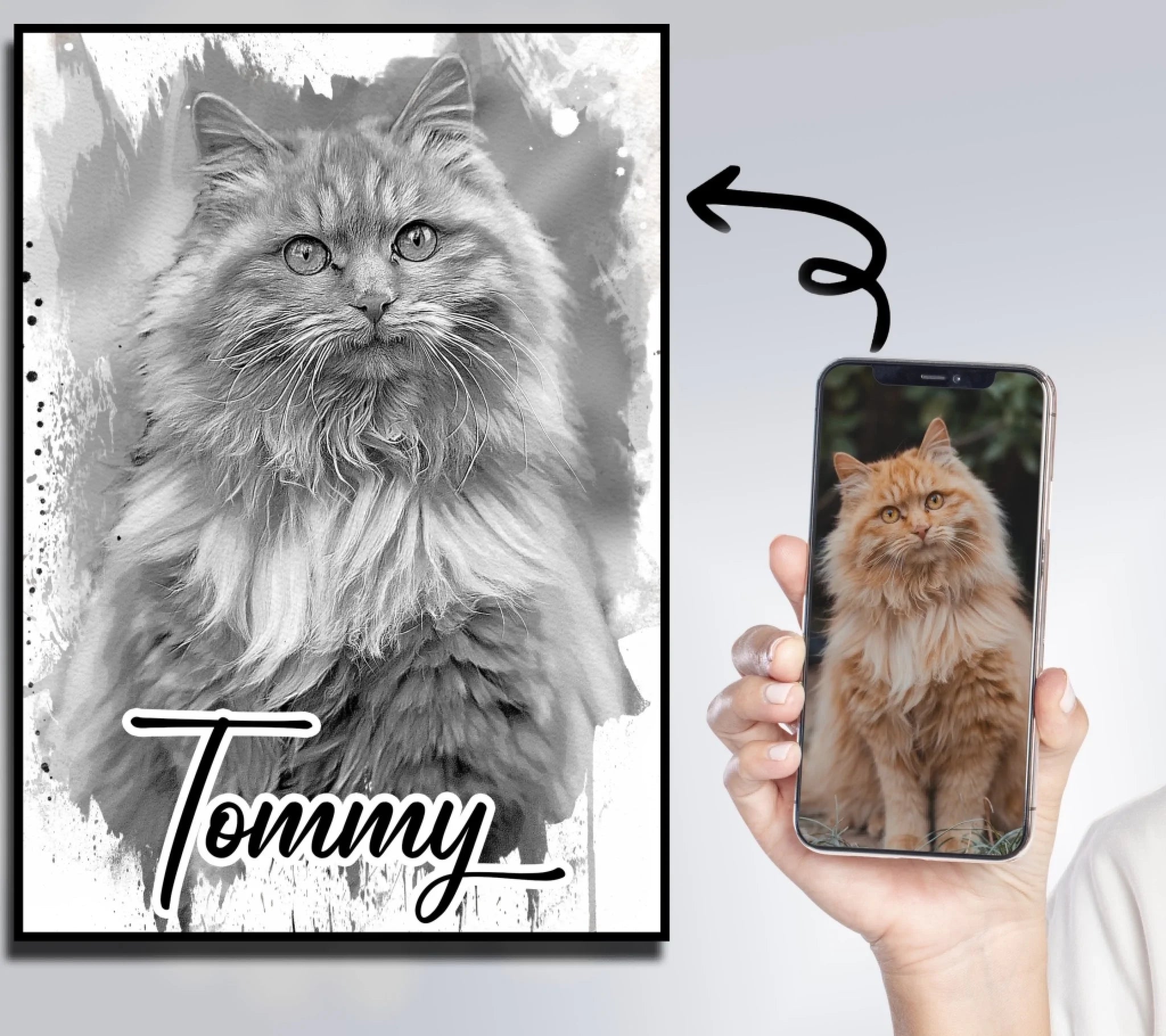 Dein Liebling - als Aquarell Bügelperlen Painting von Spielzeughafen