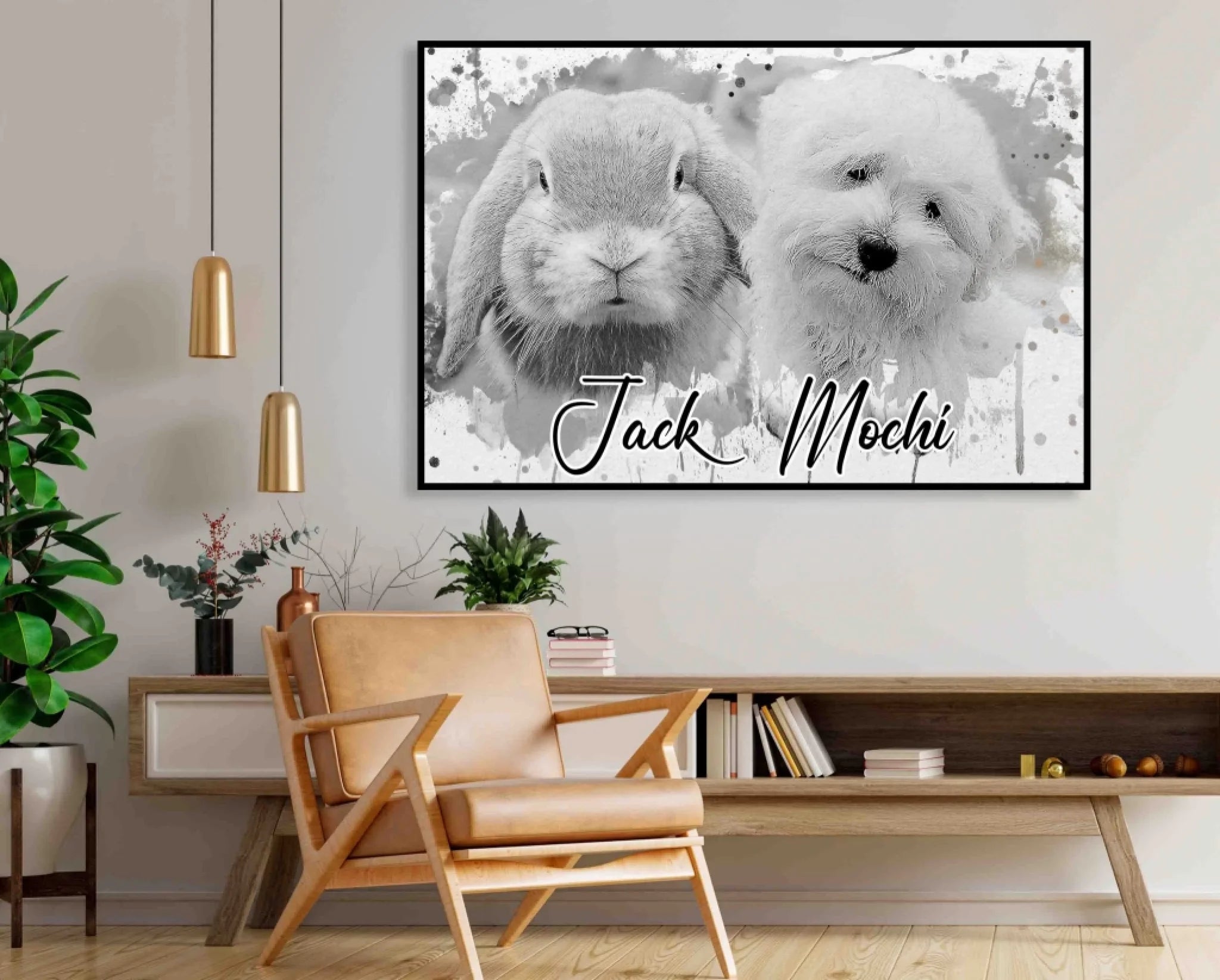 Dein Liebling - als Aquarell Bügelperlen Painting von Spielzeughafen